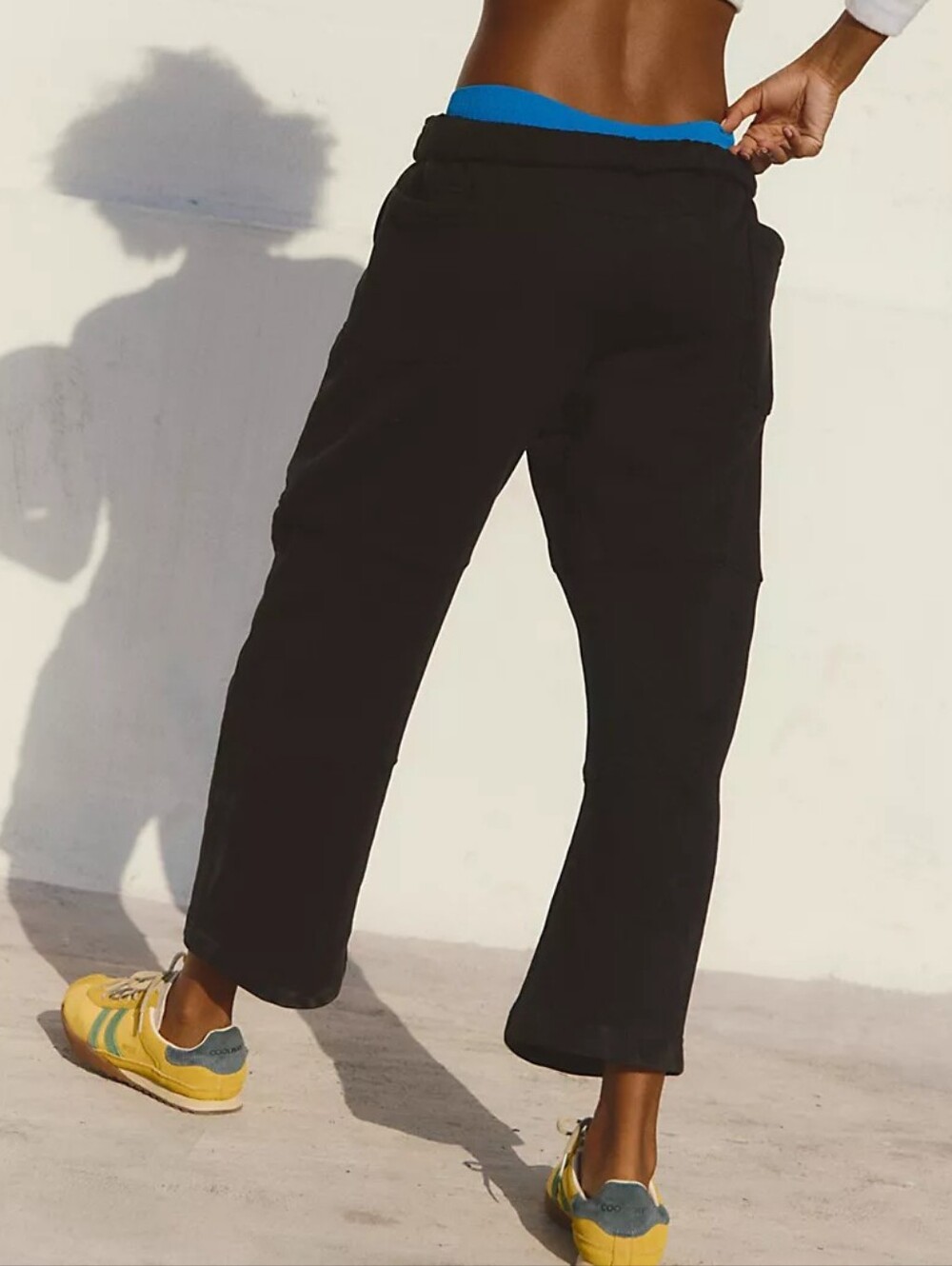 free people ♡ top score barrel pants black large cargo gorpcore pockets movement - Picture 13 of 14